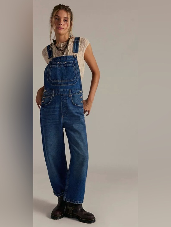 Free People Denim - FREE PEOPLE DEEP TRANCE
OVERALLS |/ REVERIE